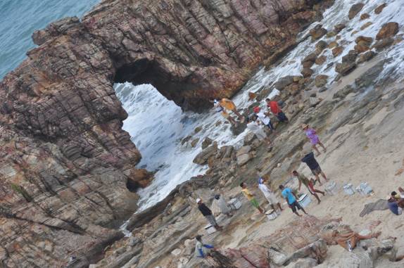 Pedra Furada, cartão postal de  Jericoacoara - CE